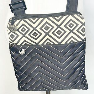 Travelon Black and White Travel Bag